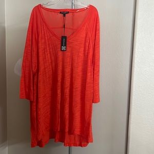 #84.     NEW!,Orange Plus size 1X,,Tshirt